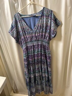 Phool Vneck Maxi Dress